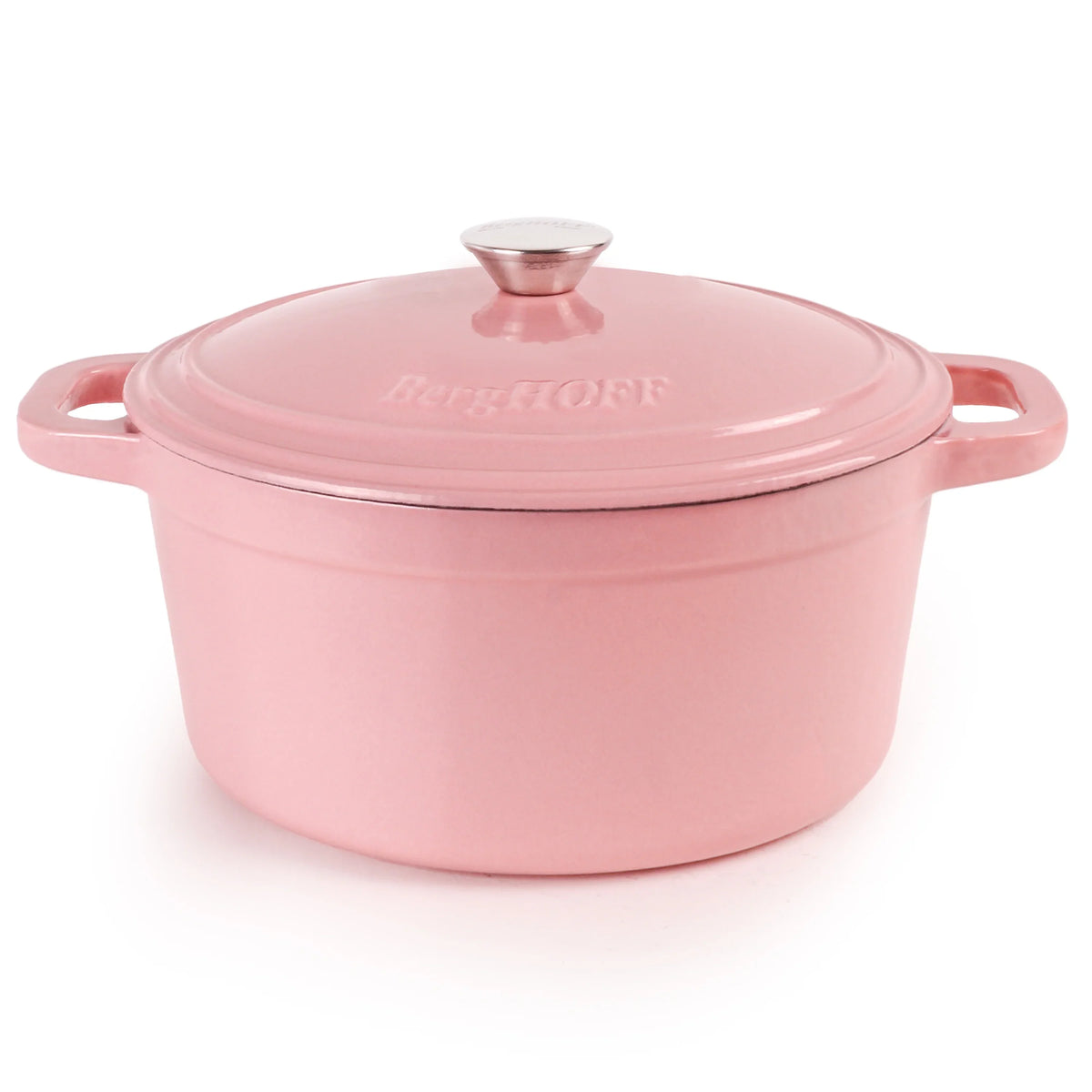 BergHOFF Neo 4Pc Cast Iron Set: 3qt. Covered Dutch Oven & 7qt. Covered Stockpot, Blue