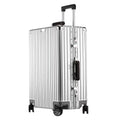 All Aluminum Magnesium Carry on Luggage Airline Approved, Hardside Carry on Suitcase with TSA Lock, Zipperless Luggage Checked Luggage Metal Rolling Luggage for Travel, Business