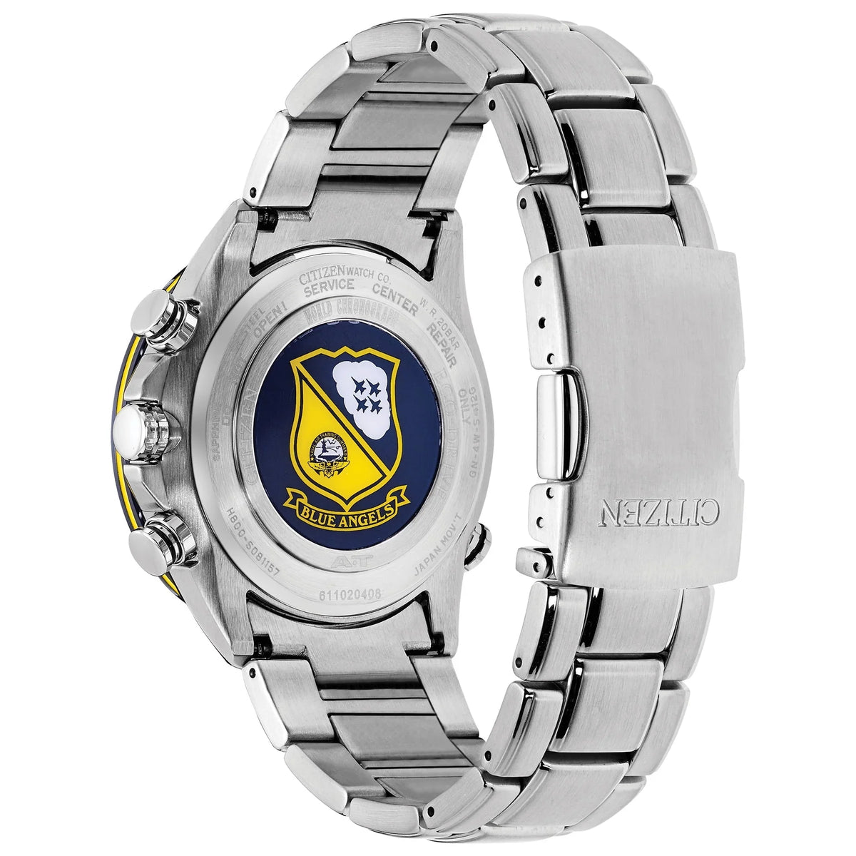 Citizen Men's Eco Drive Blue Angels World Chronograph AT Watch AT8020-54L