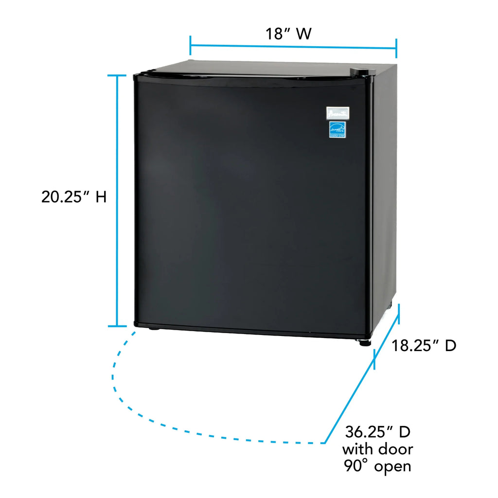 Avanti 1.7?cu. ft.?Compact Refrigerator, in Stainless Steel (AR17T3S)
