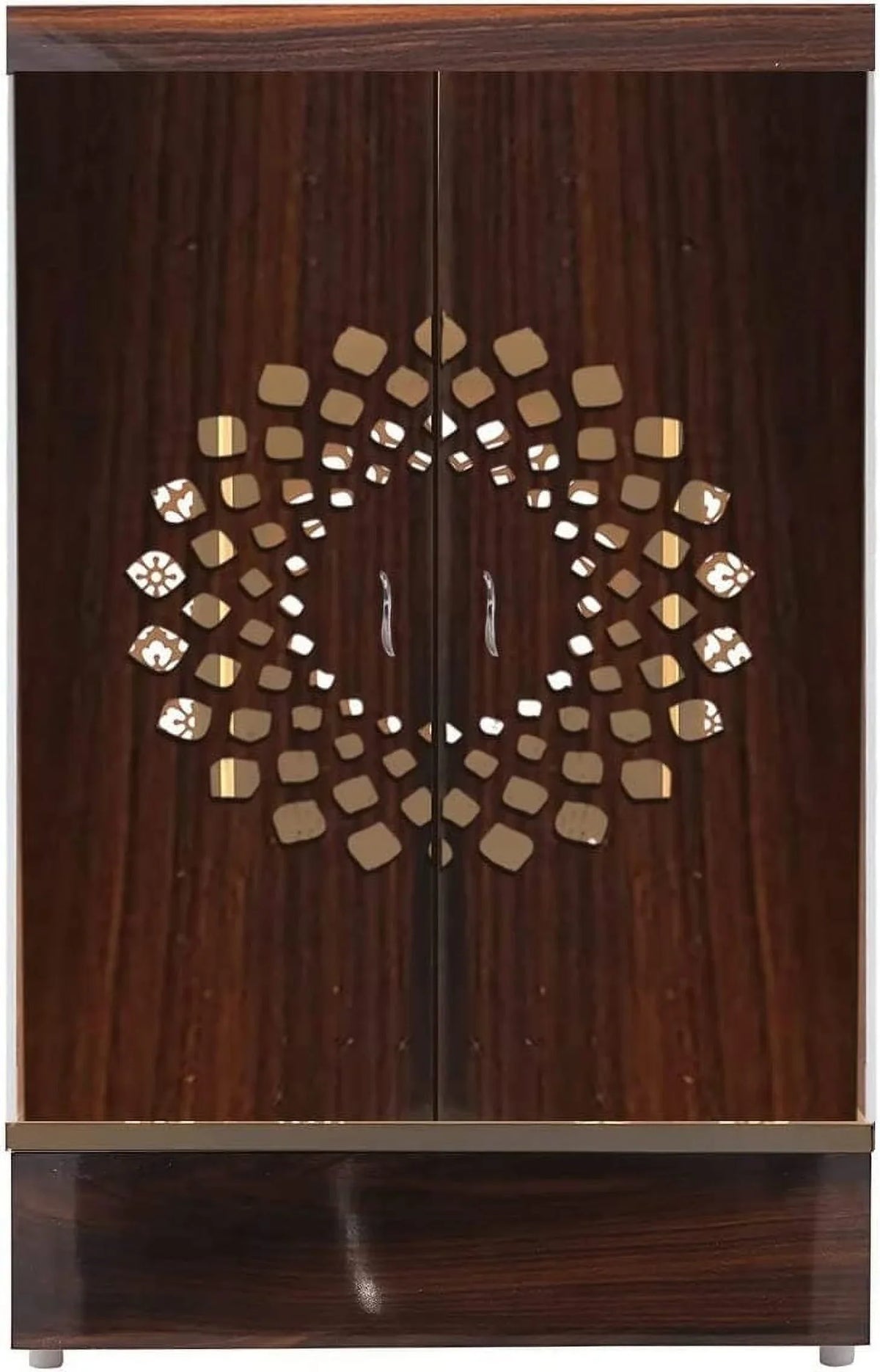 Customized Wooden Cabinet Desginer Mandir With LED / Mandir For Home & Office / Temple For Home / Pooja Ghar / Mandir With Lights /Storage
