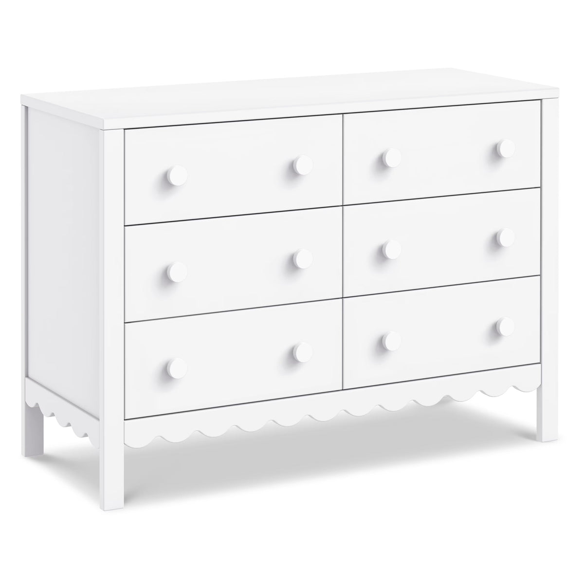 daVinci Sammy Scallop 6-Drawer Dresser in Light Sage