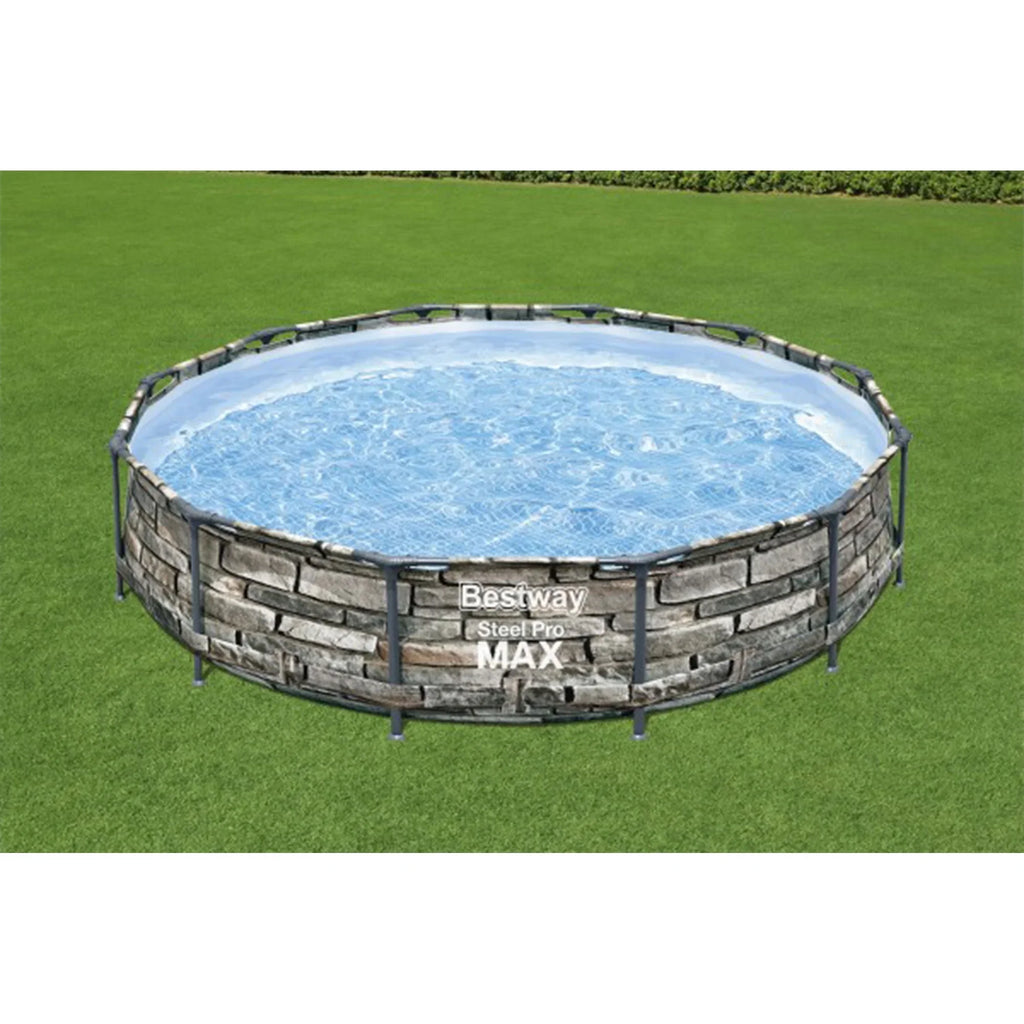 Bestway Steel Pro MAX 12' x 30" Above Ground Outdoor Swimming Pool Set