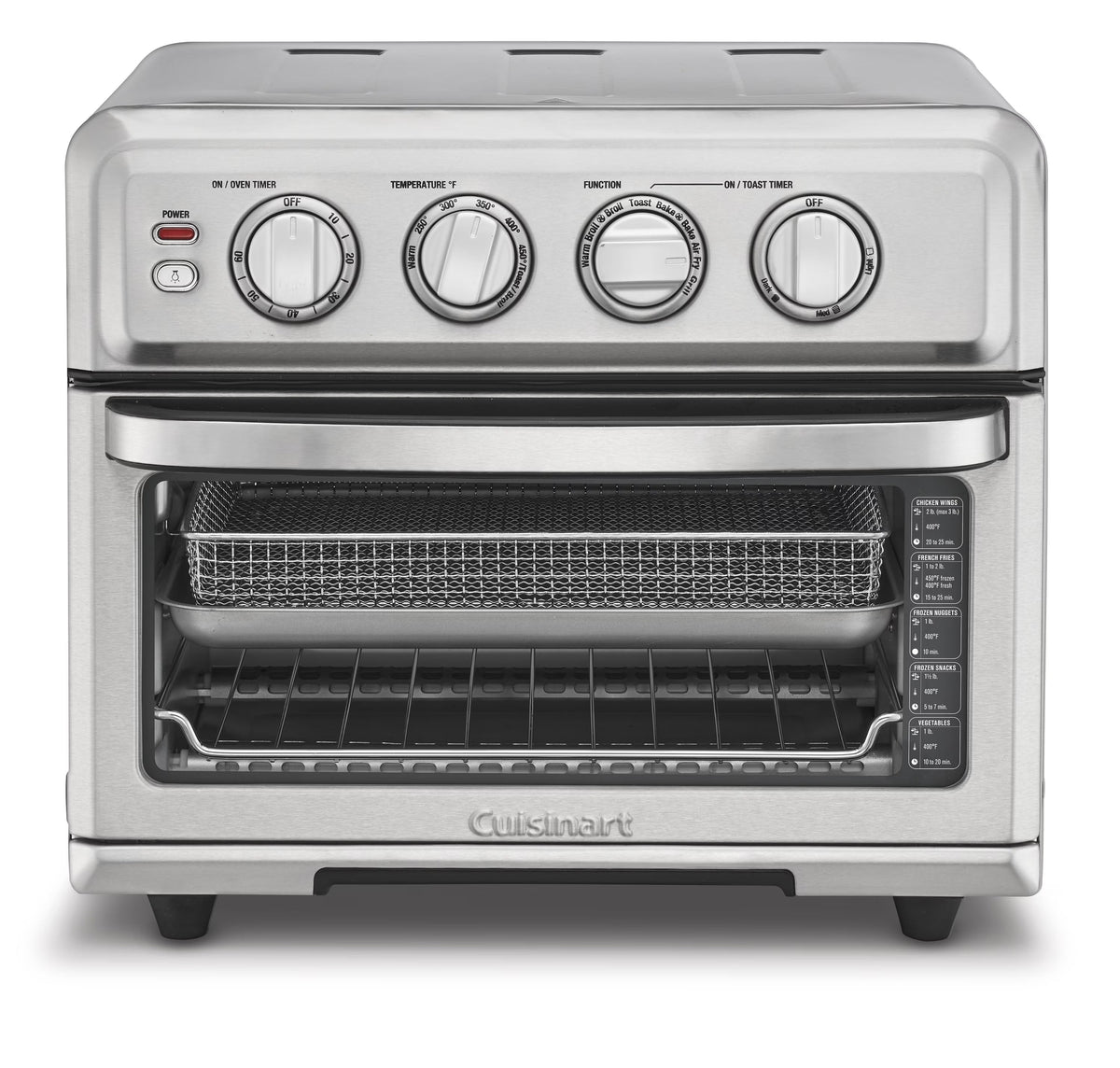 Cuisinart Air Fryer Toaster Oven with Grill, Stainless Steel