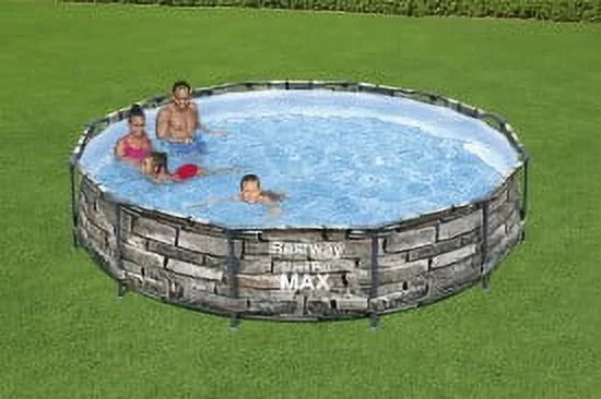 Bestway Steel Pro MAX 12' x 30" Above Ground Outdoor Swimming Pool Set