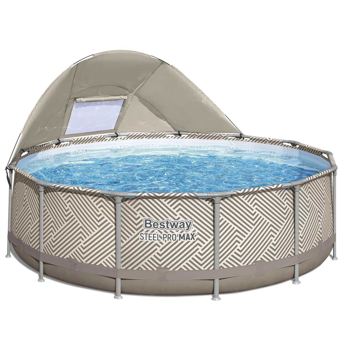 Bestway Steel Pro MAX 12' x 30" Above Ground Outdoor Swimming Pool Set