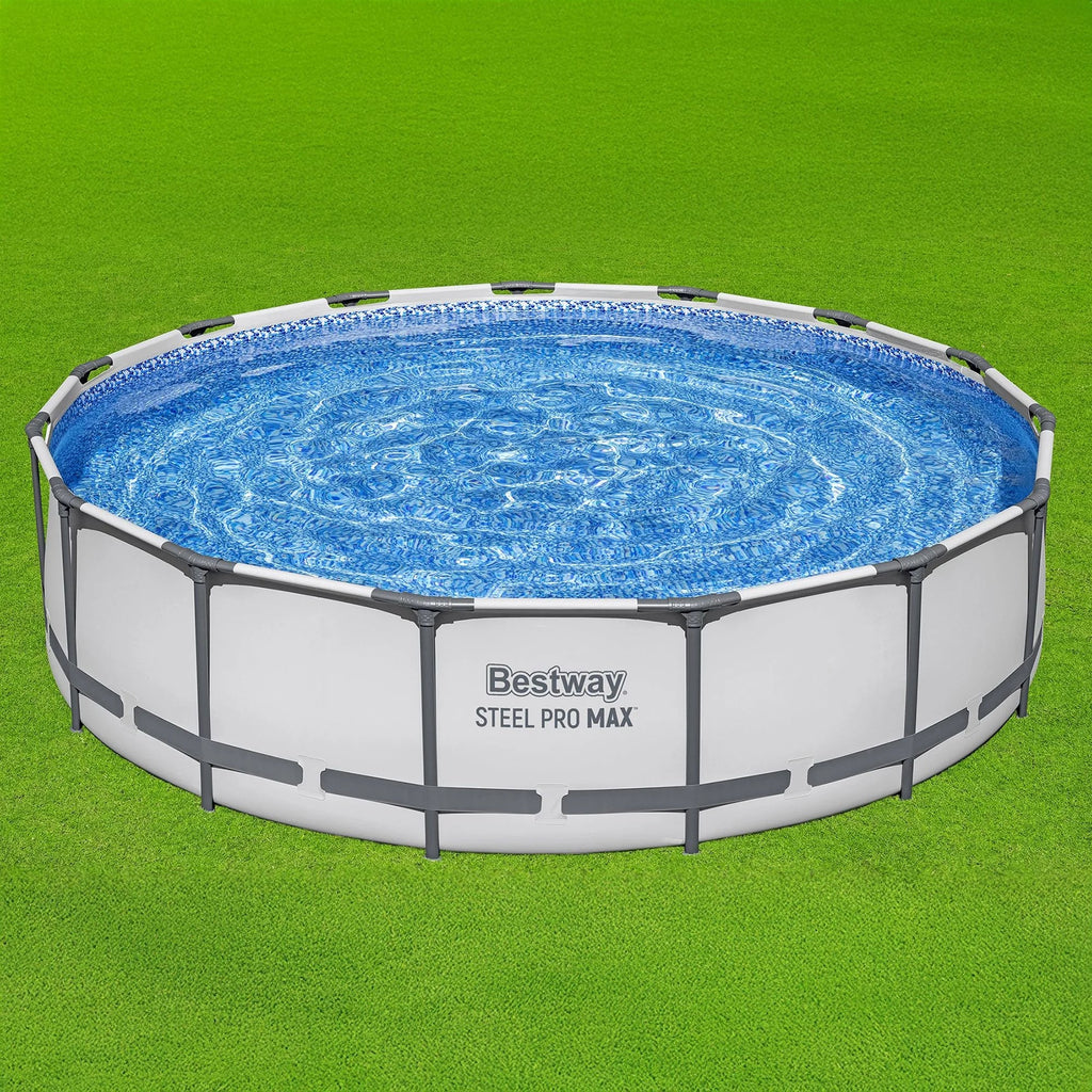 Bestway Steel Pro MAX 15' x 42" Round Above Ground Swimming Pool Set