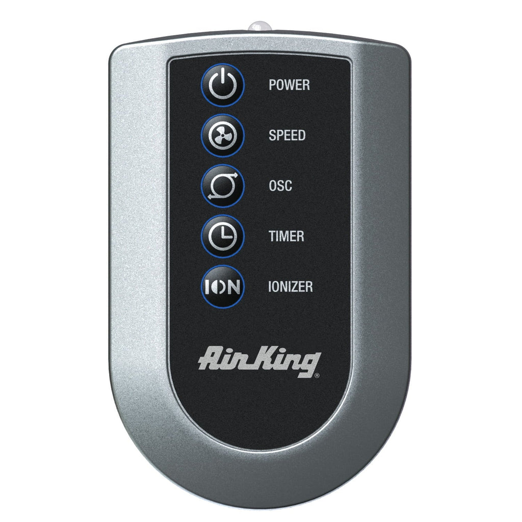 Air King Wind Curve 42" 3 Speed Fresh Air Ionizer Tower Fan with Remote Control, 9554