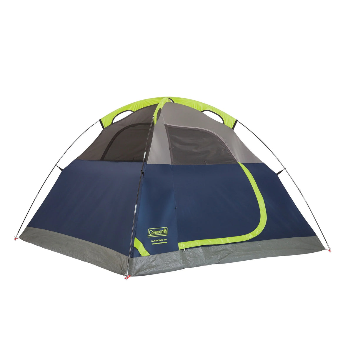 Coleman Sundome 4-Person Camping Tent, 1 Room, Blue
