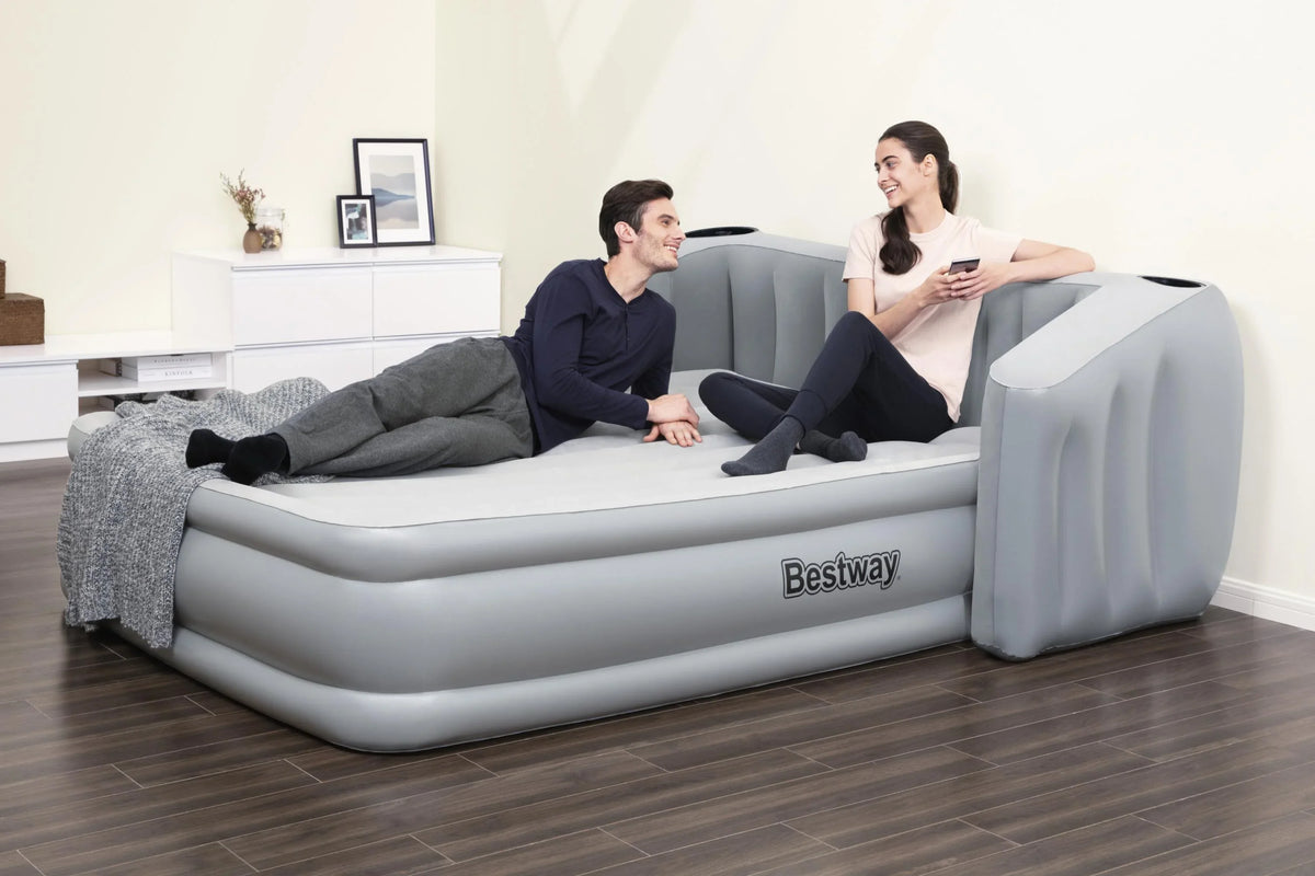 Bestway Wingback 17" Queen Air Mattress with Built-in Pump