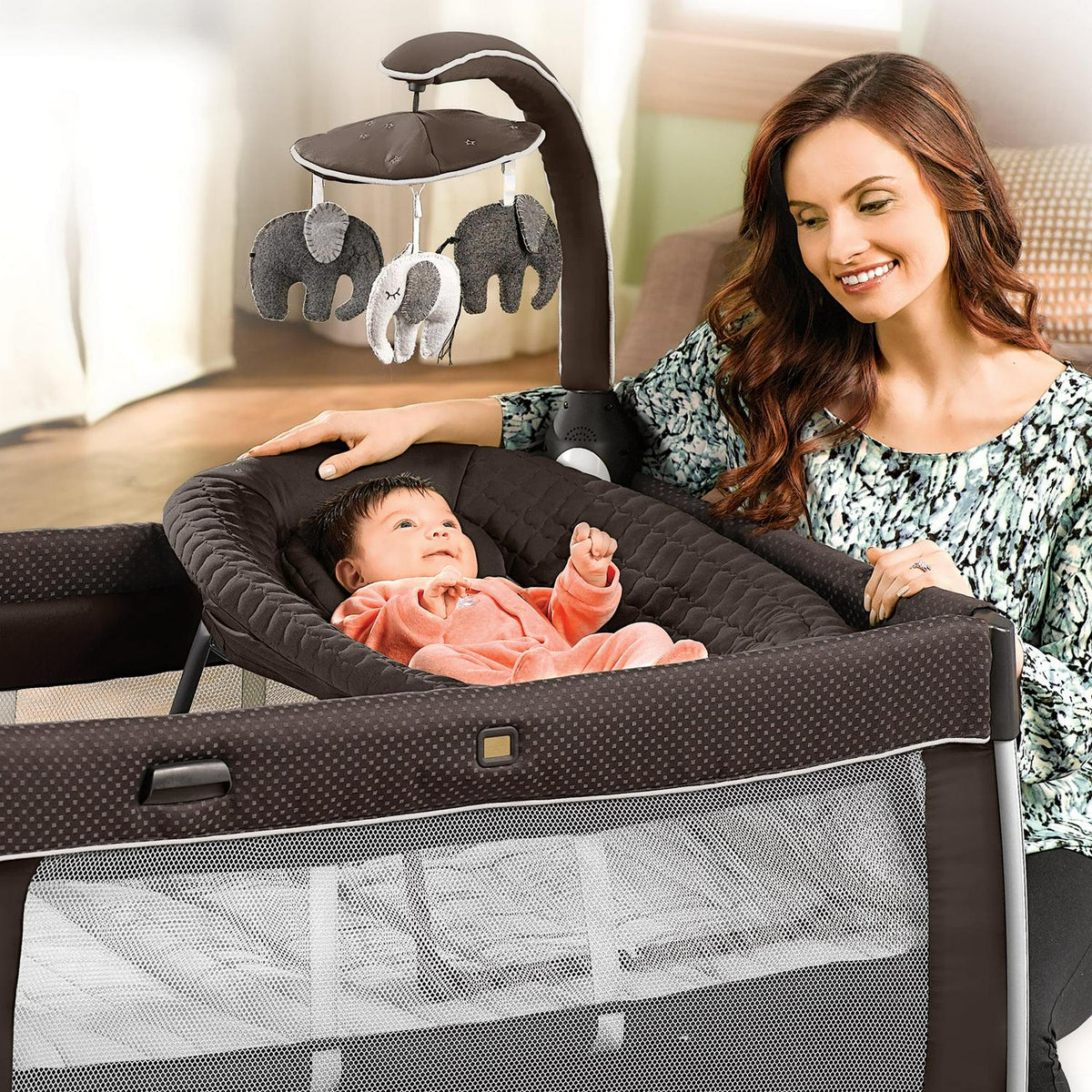 Chicco Lullaby Dream Playard - Latte (Brown)