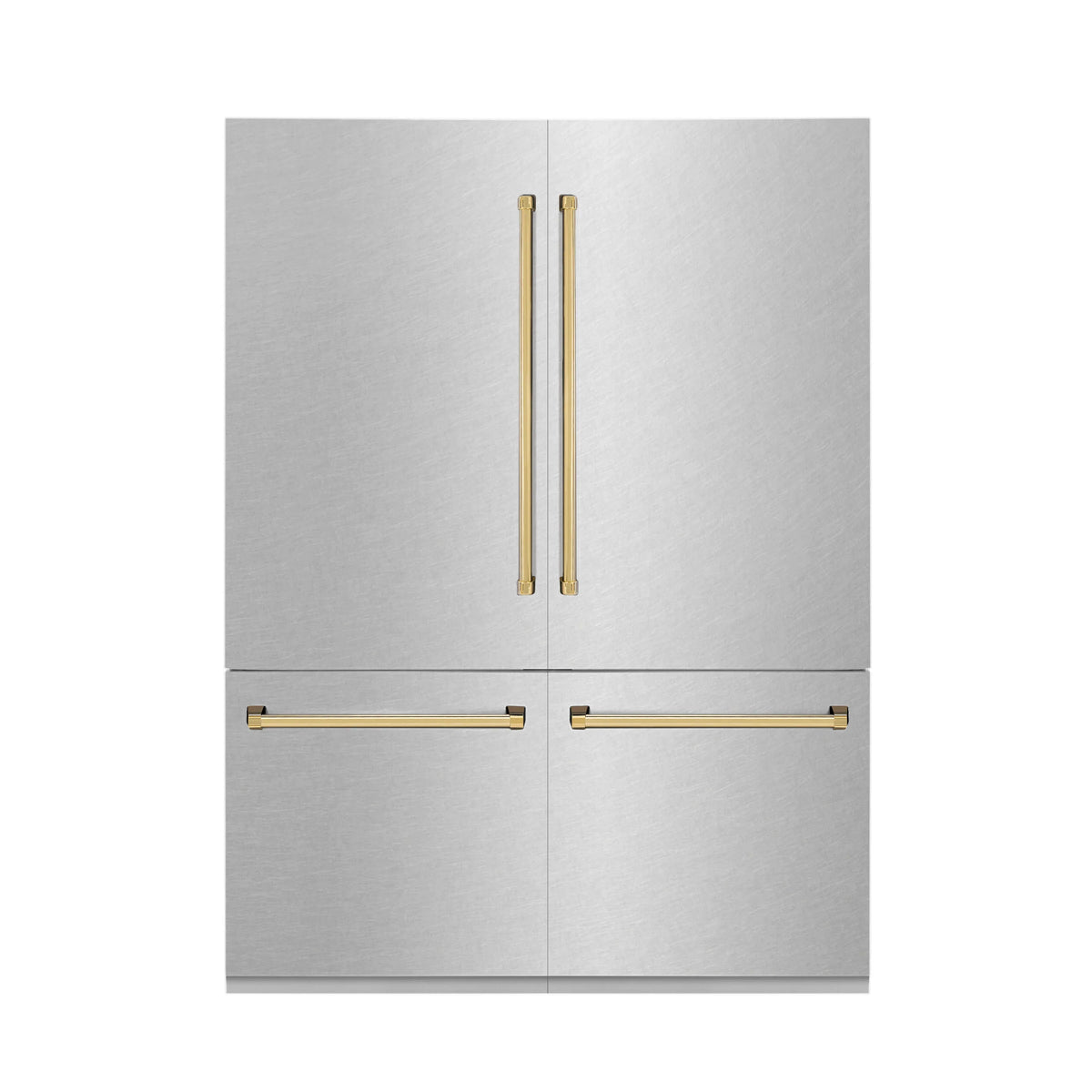 ZLINE KITCHEN AND BATH RBIVZSN60G french door built in refrigerator