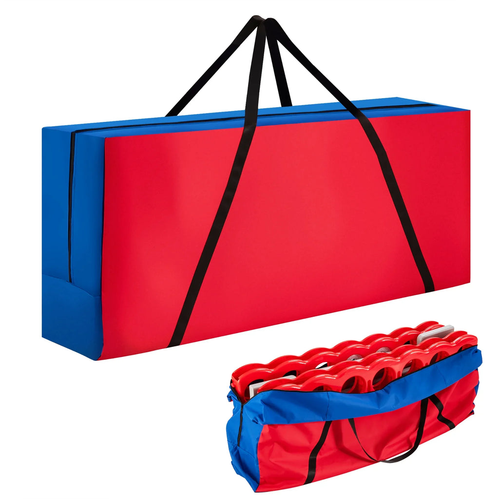 Costway Giant 4 in A Row Jumbo 4-to-Score Game Set W/Storage Carrying Bag for Kids Adult
