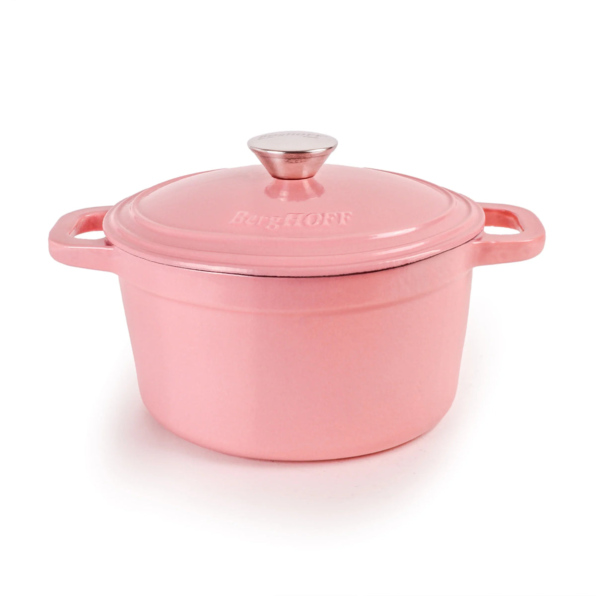 BergHOFF Neo 4Pc Cast Iron Set: 3qt. Covered Dutch Oven & 7qt. Covered Stockpot, Blue