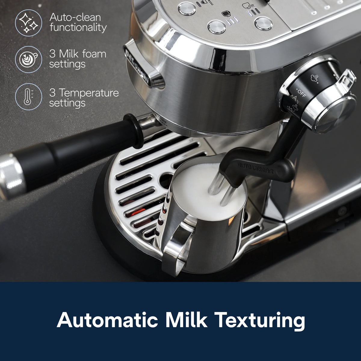 Delonghi  New Dedica Maestro Plus Espresso Machine with Automatic Steam Wand