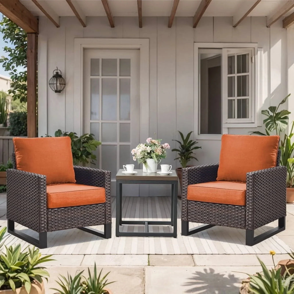 Bellefurn Outdoor Deep Seat Cushion 24 X 24 X 6 inch for Patio Furniture,Outdoor Chair Cushions Waterproof & Fade Resistant Patio Furniture Cushions for Wicker Chair, Sofa, Couch