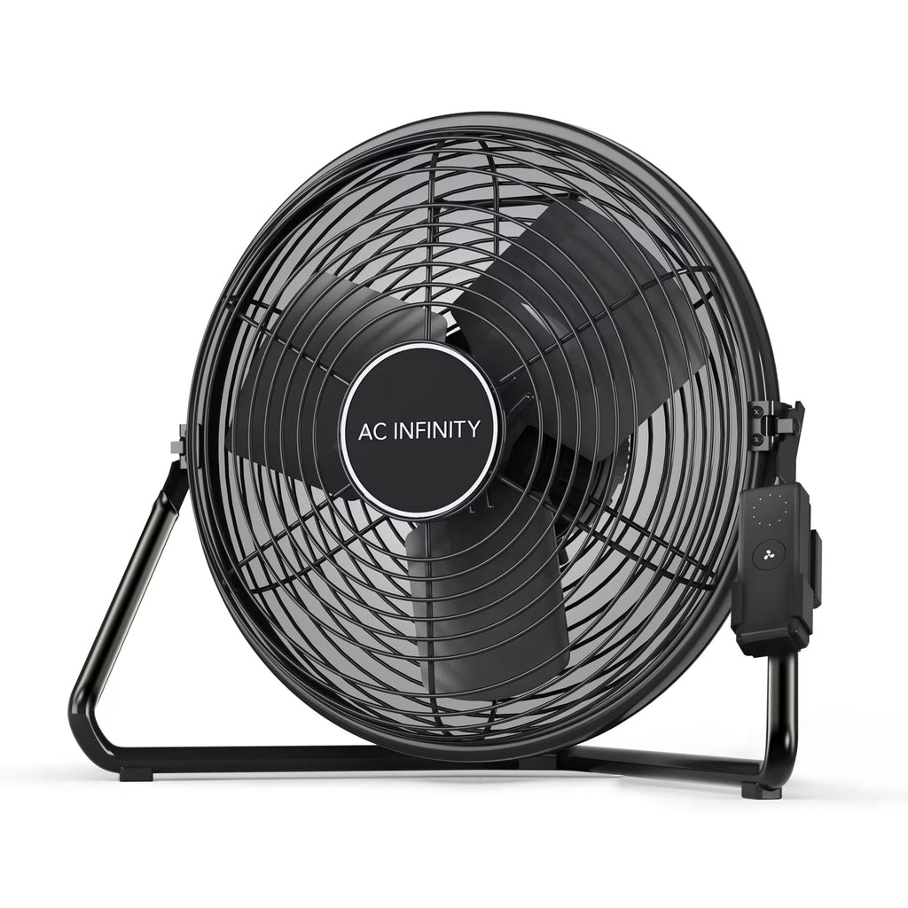 AC Infinity 10-Speed Wireless Remote EC-Motor High-Velocity Wall Mount Floor Fan