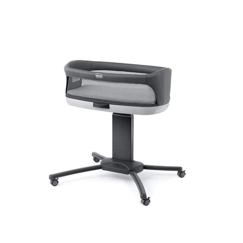 Chicco Close to You SE Portable Bedside Bassinet. Height Adjustable. Mesh Sides - Charcoal (Grey). New