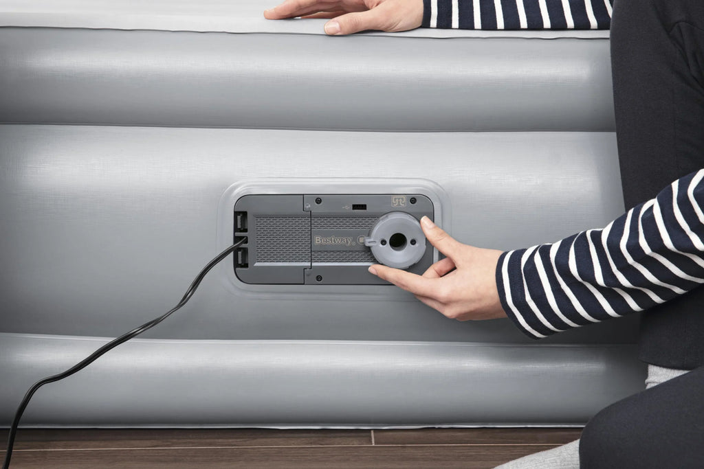Bestway Wingback 17" Queen Air Mattress with Built-in Pump