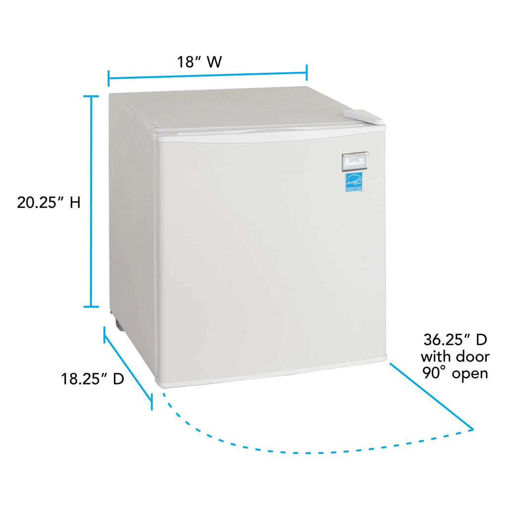 Avanti 1.7?cu. ft.?Compact Refrigerator, in Stainless Steel (AR17T3S)