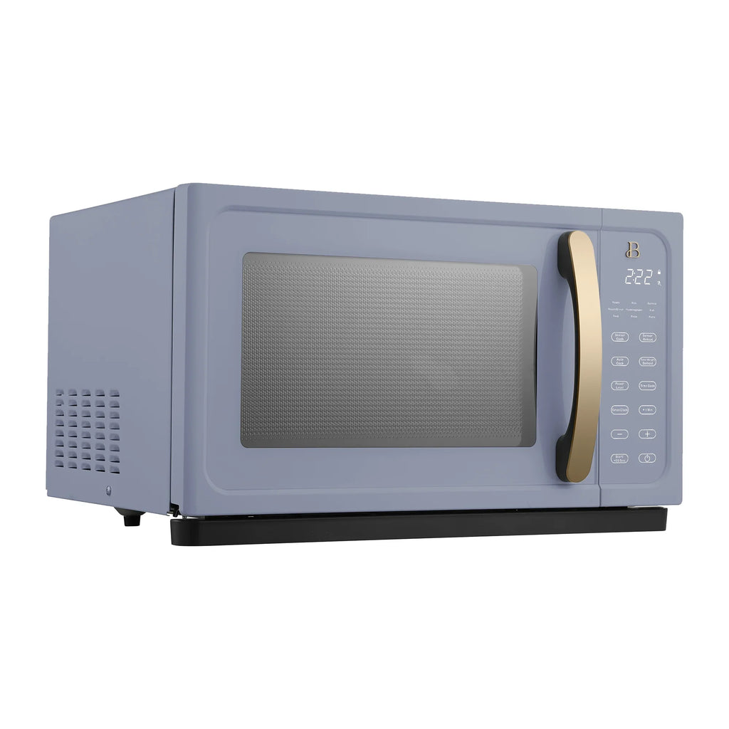 Beautiful 1.1 Cu ft 1000 Watt, Sensor Microwave Oven, White Icing by Drew Barrymore, New