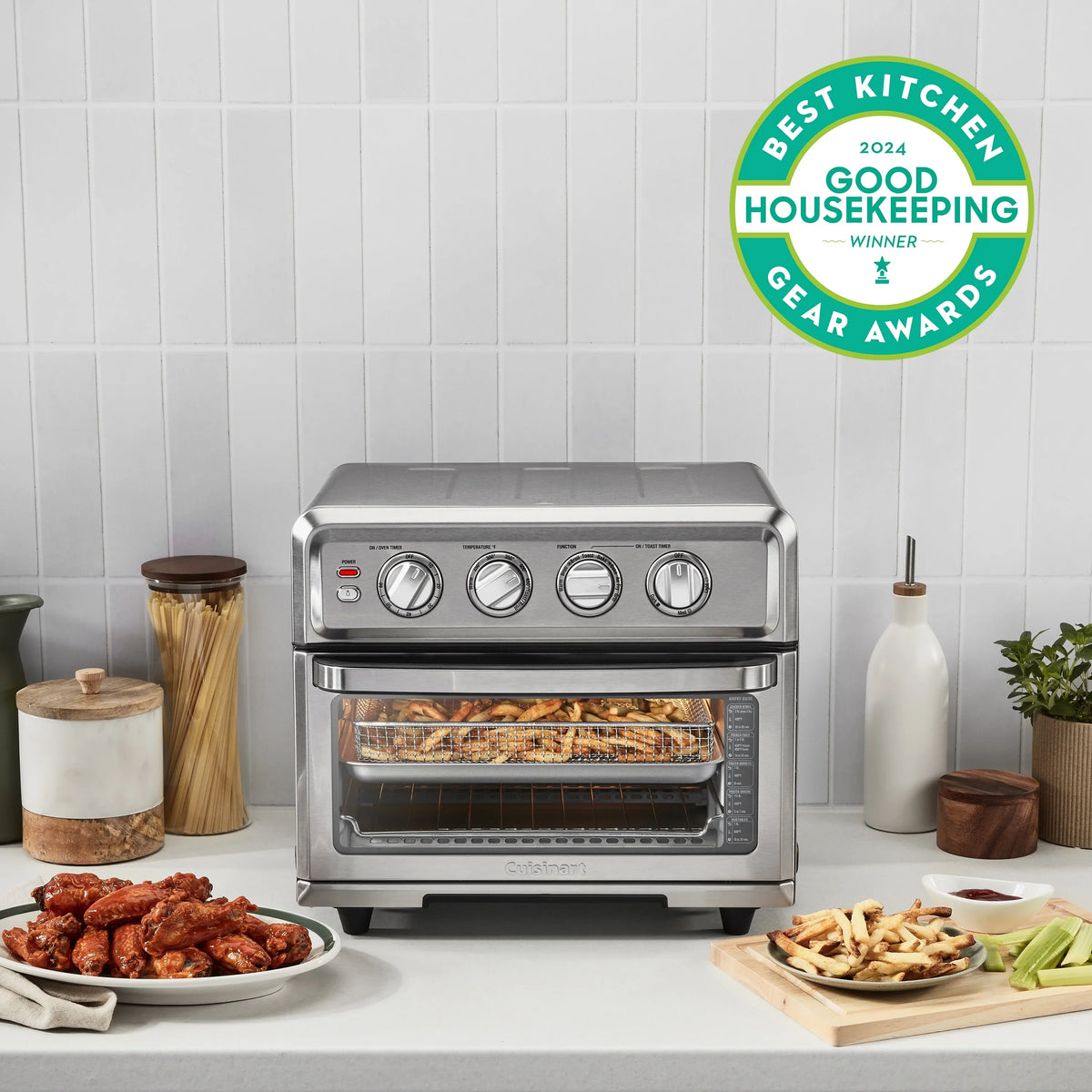 Cuisinart Air Fryer Toaster Oven with Grill, Stainless Steel