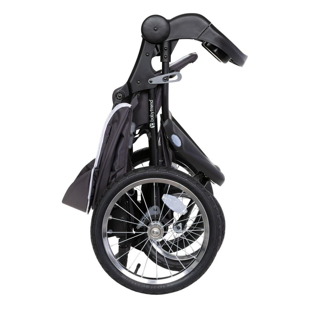 Baby Trend Xcel-R8 Plus Jogging Stroller with LED Lights. Liberty Grey