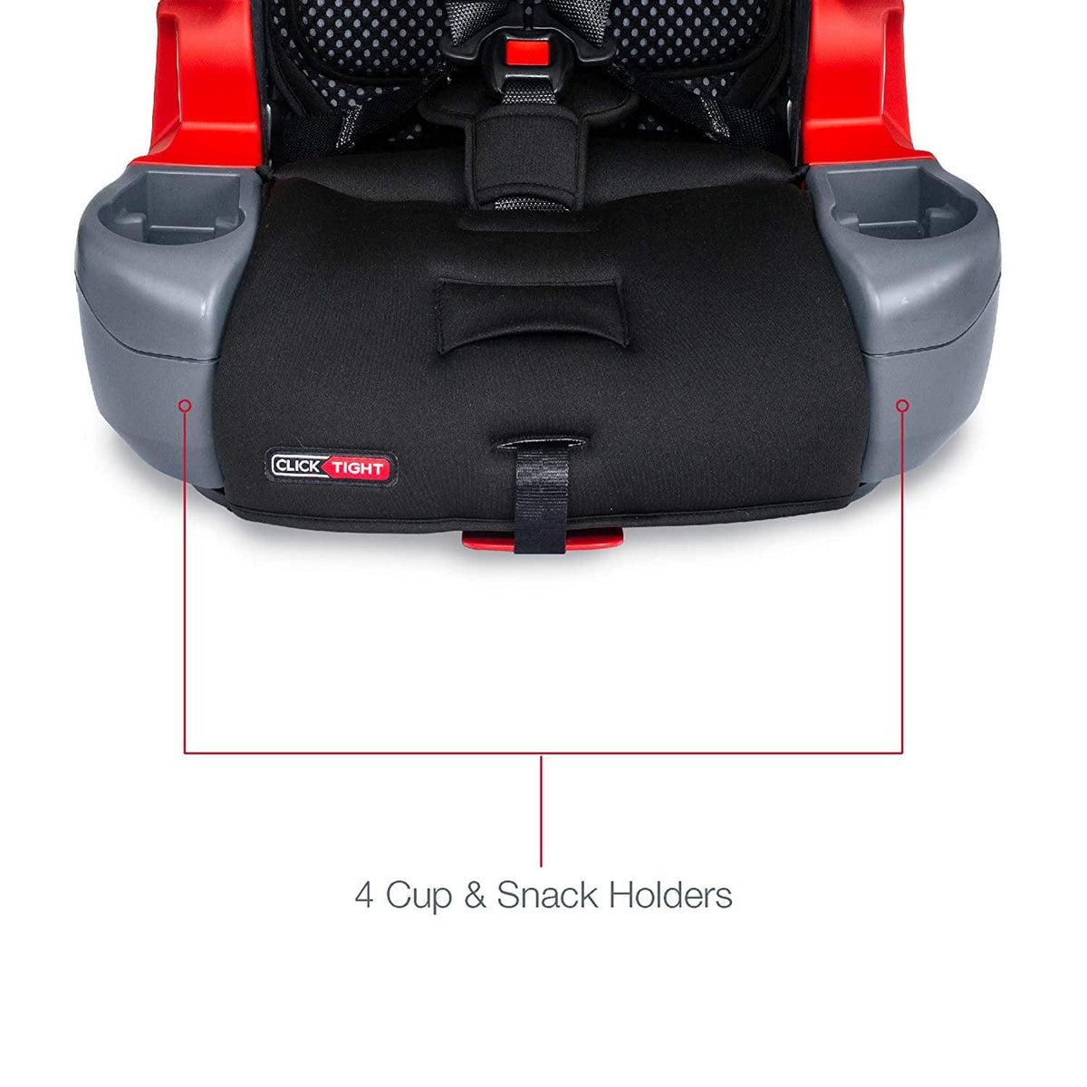 Britax Grow With You ClickTight Harness-2-Booster Car Seat. 2-in-1 High Back Booster. Cool Flow Grey