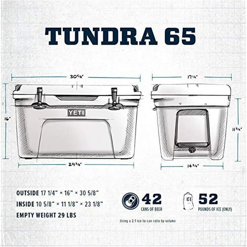 YETI Tundra 65 Cooler, Aquifer Blue
