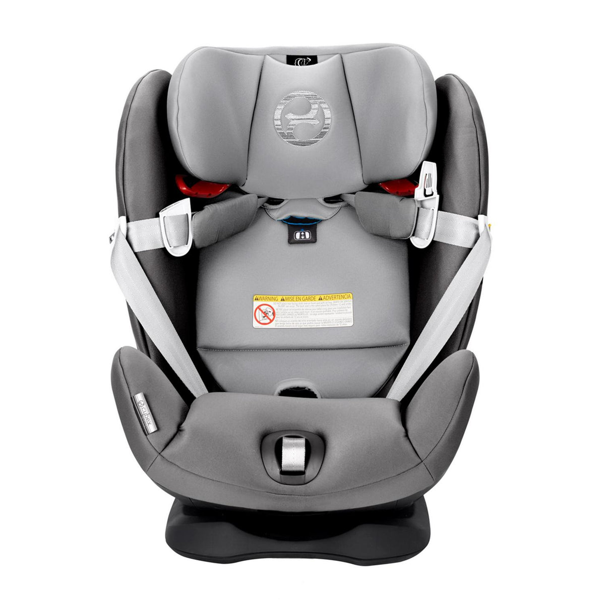 Cybex Eternis S. All-in-One Convertible Car Seat. 12-Position Height-Adjustable Reclining Headrest. Side Impact Protection. Manhattan Grey. 120 lb (Non- Sensorsafe)