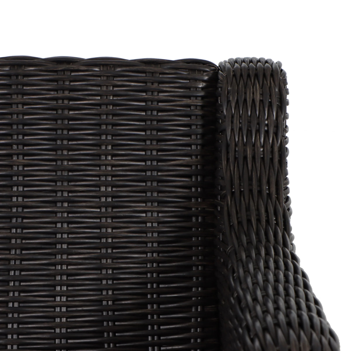 Better Homes & Gardens Bellamy  2-Pack Outdoor Wicker Club Lounge Patio Chairs, Dark Brown
