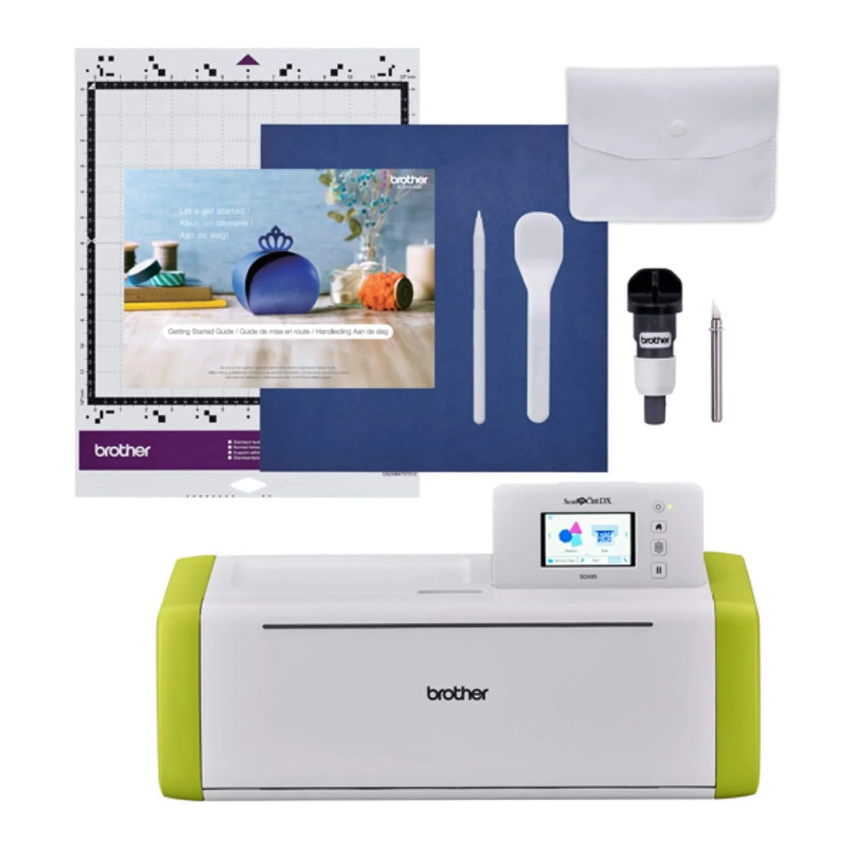 Brother ScanNCut DX SDX85 Electronic Cutting Machine with Built-in Scanner - Lime Green