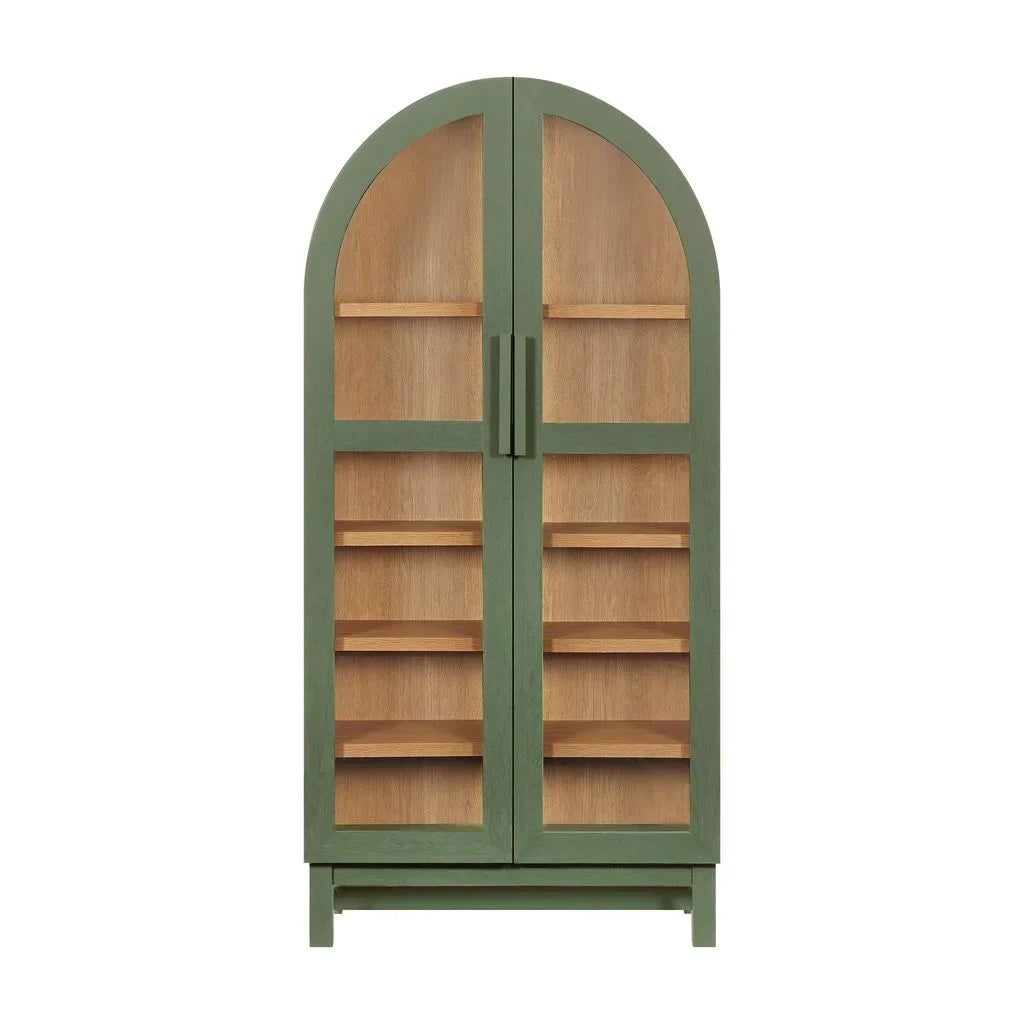 Better Homes & Gardens Juliet Arch Accent Cabinet, Black Finish