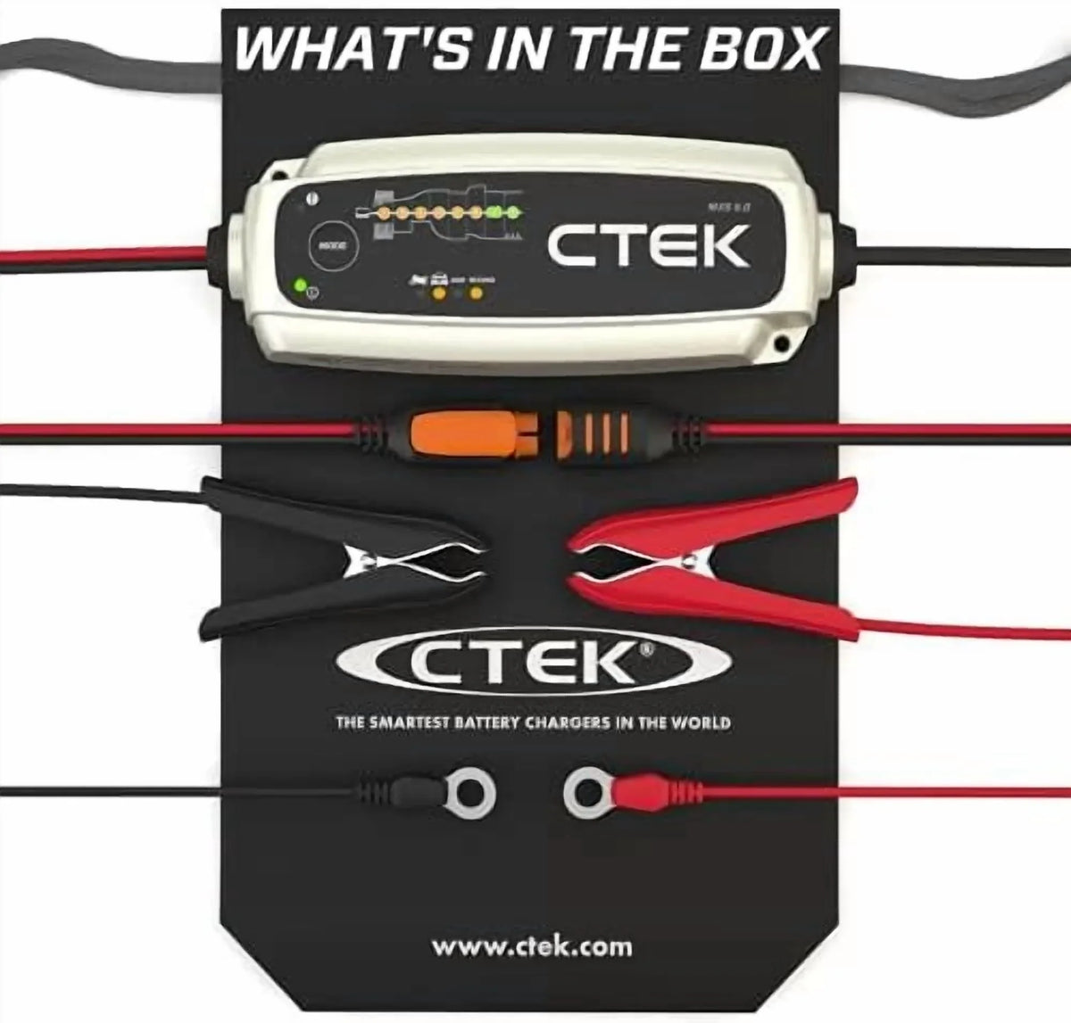 CTEK 40-206 MXS 5.0 Fully Automatic 4.3 amp Battery Charger and Maintainer 12V