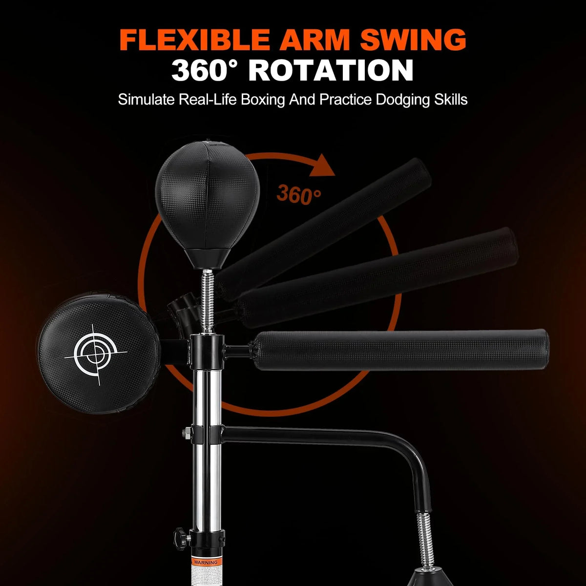 Yeshouse 5-in-1 Freestanding Punching Bag with Stand �?Adjustable Height Boxing Bag for Adults & Kids, Reflex Bar, Speed Bags, Hitting Target, Heavy Kickboxing Bag