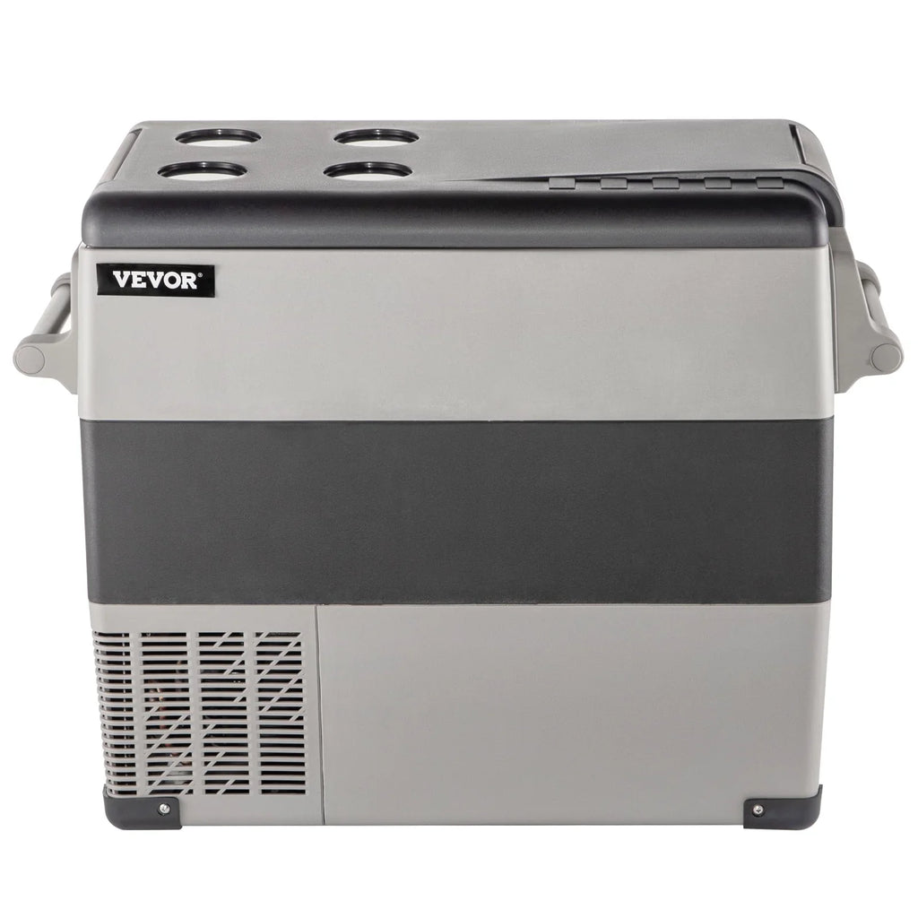BENTISM 22L Portable Car Refrigerator, 23 Quart RV Fridge, 12/24V DC & 110-240V AC Vehicle Car Truck Boat Mini Electric Cooler for Driving Travel Fishing Outdoor and Home Use