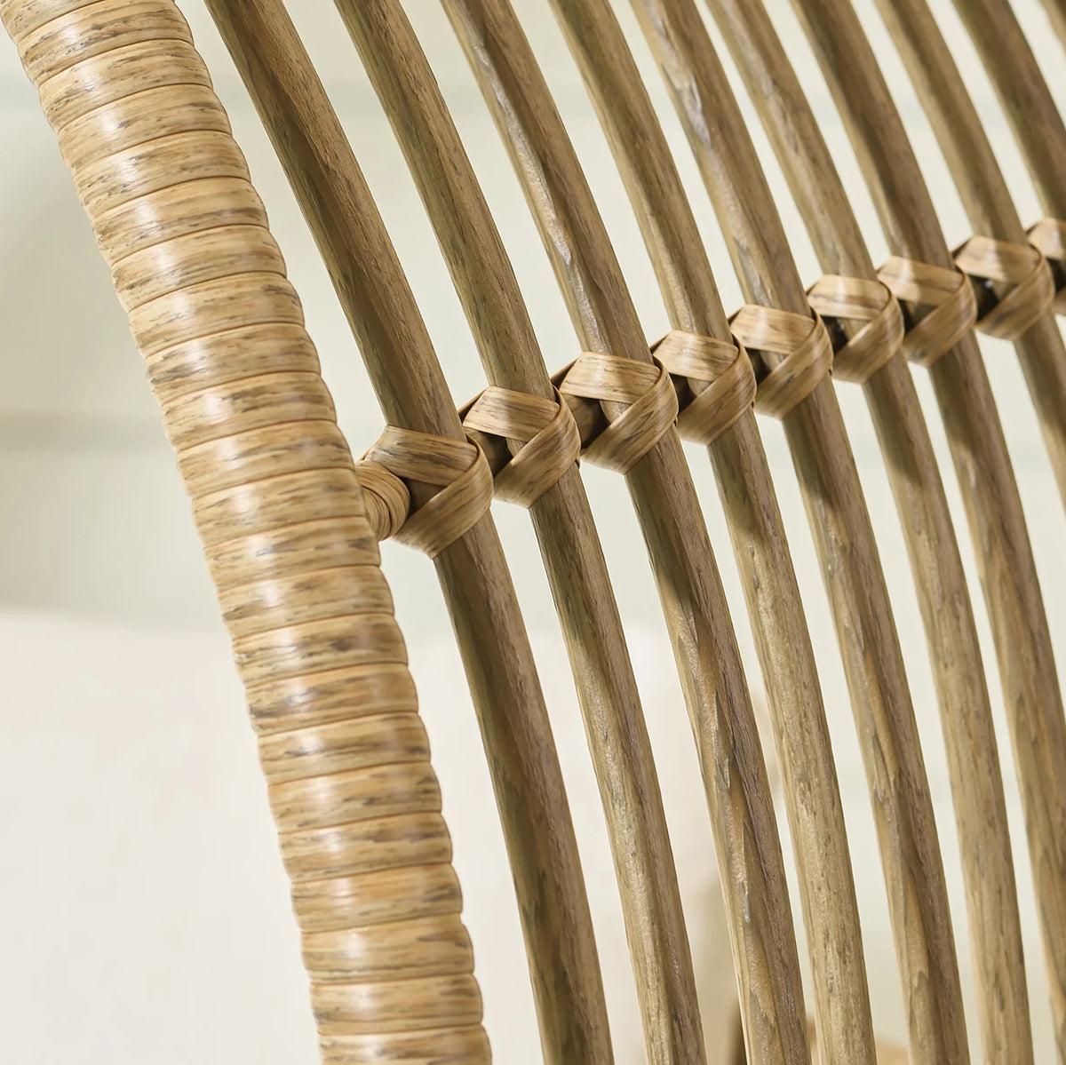 Better Homes & Gardens Bellamy Round Wicker Outdoor Lounge Chair, Beige