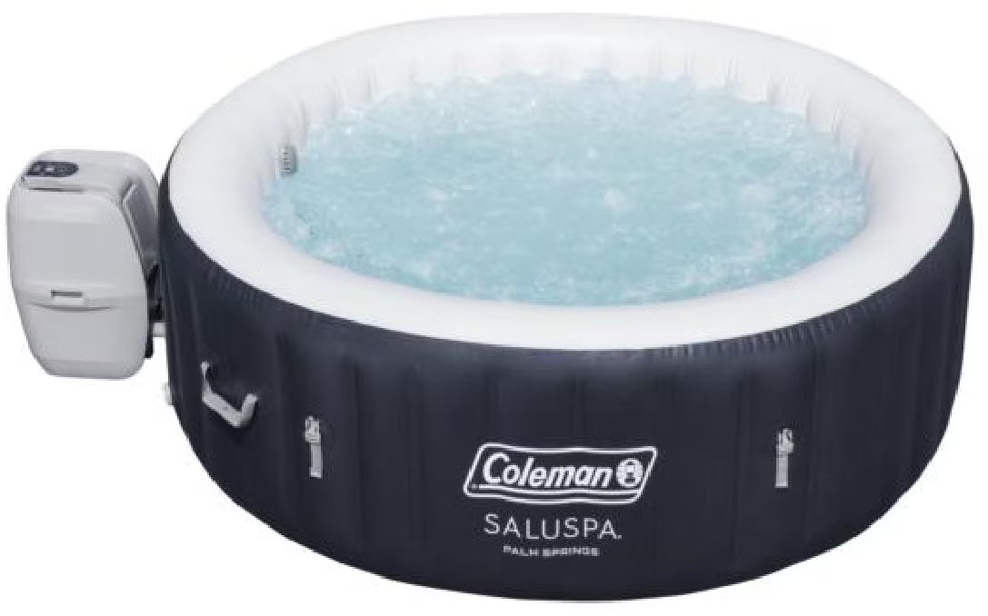 Coleman SaluSpa Palm Springs AirJet Inflatable Circle Hot Tub Spa 4-6 Person with Pump #P08411