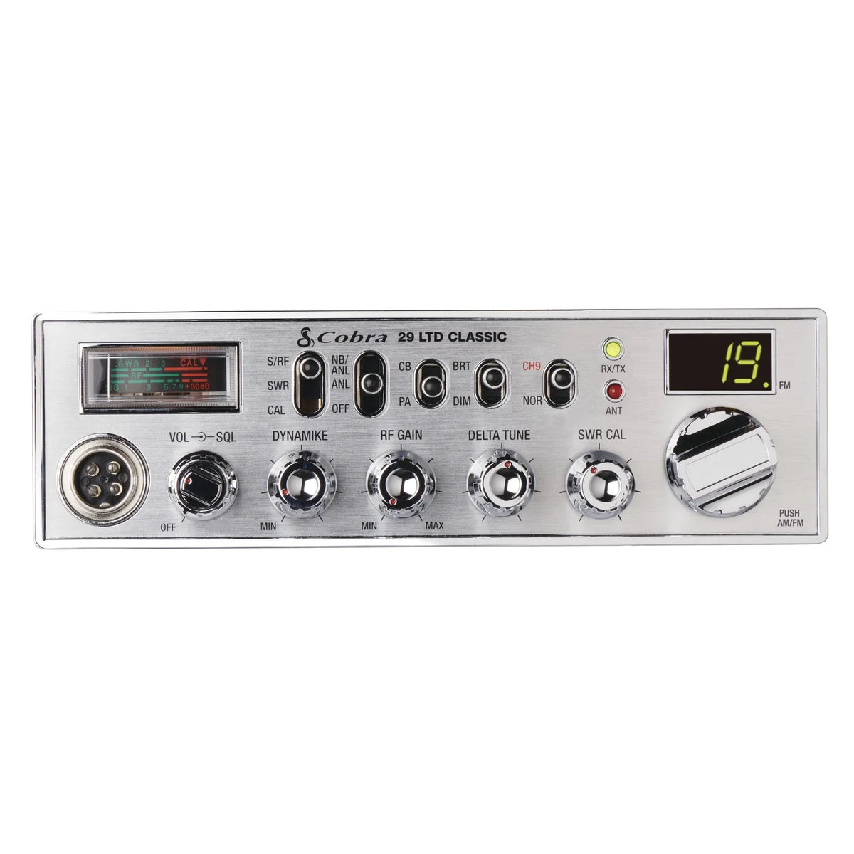 Cobra 29 LTD AM/FM Classic Professional CB Radio, 40 Channels, 4 Watts, Instant Channel 9, SWR Calibration