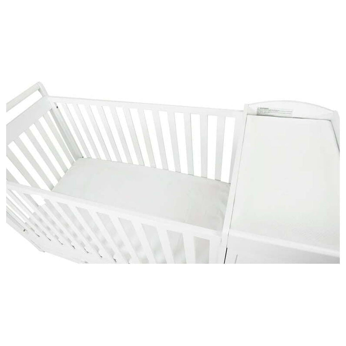 AFG Daphne 2 in 1 Convertible Crib and Changer White